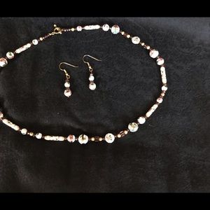 Earring and necklace set